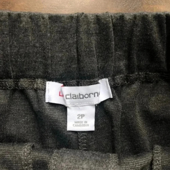 NEW Liz Claiborne Gray Pants | Petite | Petite Pants | Petitie Gray Pants - Picture 7 of 11